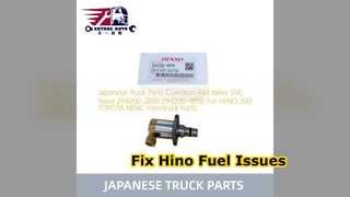 Hino 300 คอมมอนเรล SVC Valve 294200 2850 การเปลี่ยน