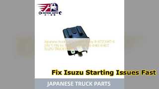 รีเลย์สตาร์ท Isuzu NQR 8971739470 โซลูชันการซ่อม