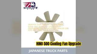 ใบพัดลมระบายความร้อน HINO 500 16306 1942 อะไหล่ที่เชื่อถือได้
