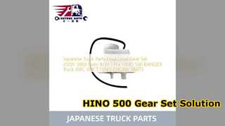 HINO 500 ชุดเฟืองท้าย 41201 3860 8 39 Ratio