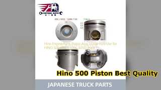 Hino 500 Piston Assy 13306 1120 ชิ้นส่วนสมรรถนะสูง