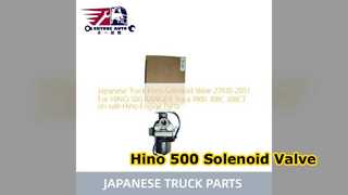 Hino 500 โซลินอยด์วาล์ว 27610 2051 ชิ้นส่วนเครื่องยนต์