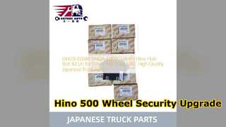 ชุดน็อตล้อรถบรรทุก Hino 500 อะไหล่พรีเมี่ยมจากญี่ปุ่น