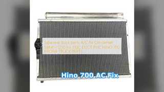 Hino 700 AC Condenser S8841 11250 อะไหล่รถบรรทุกระดับพรีเมียม