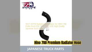 ท่อหม้อน้ำบน Hino 700 16571 E0750 ชิ้นส่วนคุณภาพสูง