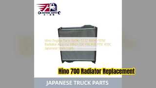Hino 700 Profia P11C K13C การเปลี่ยนชุดหม้อน้ำ