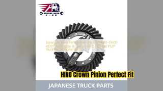 HINO 500 700 Crown Pinion S4120 13600 ชิ้นส่วนคุณภาพสูง