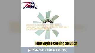 ใบพัดลมเครื่องยนต์ HINO J08C 16306 2671 เปลี่ยน