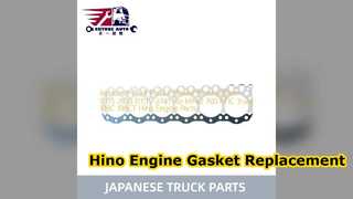 Hino P11C J08C การเปลี่ยนปะเก็นฝาสูบเครื่องยนต์