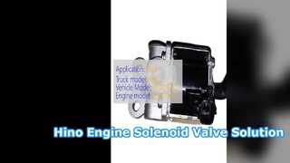 Hino 500 700 โซลินอยด์วาล์ว S2761 04570 เปลี่ยน
