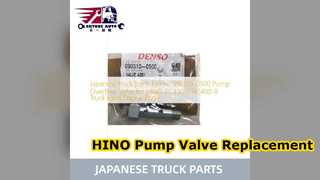 HINO Truck Pump Overflow Valve 090310 0500 เปลี่ยน
