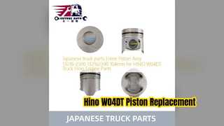 Hino W04DT เครื่องยนต์ลูกสูบ Assy 13216 2390 104 มม. ชิ้นส่วน