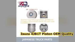 ลูกสูบเครื่องยนต์ Isuzu 4JB1T 8979402210 คุณภาพระดับพรีเมียม