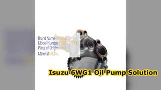 ปั้มน้ำมัน Isuzu 6WG1 8974318770 สำหรับรถขุด ZX460 ZX450