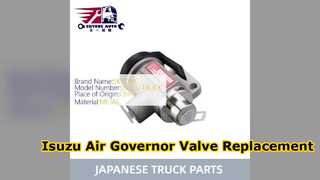 Isuzu Truck Air Governor Valve 1483500930 การเปลี่ยน