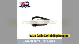 สวิตช์ห้องโดยสารรถบรรทุก Isuzu 1823801721 ชิ้นส่วนอะไหล่
