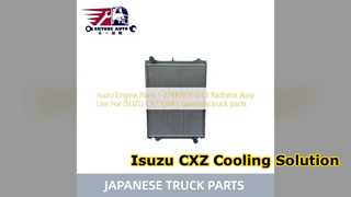 Isuzu CXZ 6WF1 หม้อน้ำ Assy โซลูชันการระบายความร้อนเครื่องยนต์