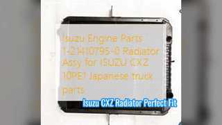 โซลูชันชิ้นส่วนเครื่องยนต์หม้อน้ำ Isuzu CXZ 0PE