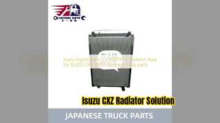 ชิ้นส่วนเครื่องยนต์ Assy หม้อน้ำ Isuzu CXZ 0PE
