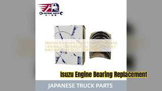 ISUZU 6HK1 แบริ่งเพลาข้อเหวี่ยงของเครื่องยนต์ 1876184220 การเปลี่ยน