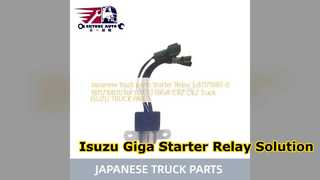 Isuzu Giga Starter Relay 1811710870 ชิ้นส่วนรถบรรทุกที่เชื่อถือได้
