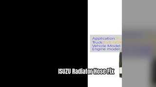 ท่อหม้อน้ำ ISUZU FVR 6HK1 8980509241