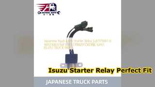 Isuzu Starter Relay 1811710870 ชิ้นส่วนรถบรรทุกที่เชื่อถือได้