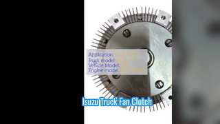 Isuzu 6HK1 Fan Clutch อะไหล่รถบรรทุกไปข้างหน้า ISUZU