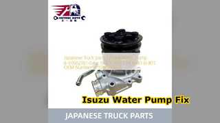ปั๊มน้ำ Isuzu FVR FTR 8976027810 ซ่อมเครื่องยนต์