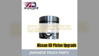ชิ้นส่วนเครื่องยนต์ Nissan UD FE6T Piston 12010-96507