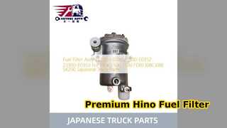 Hino 500 ชุดกรองน้ำมันเชื้อเพลิง 23300 E0020 เปลี่ยน