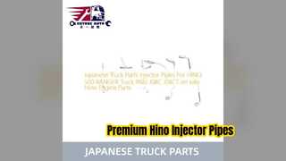 ท่อหัวฉีด Hino 500 J08C อะไหล่เครื่องยนต์ระดับพรีเมียม