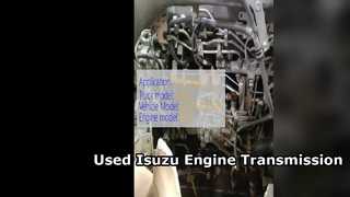 ขายเครื่องยนต์ Isuzu 6HE1 มือสอง