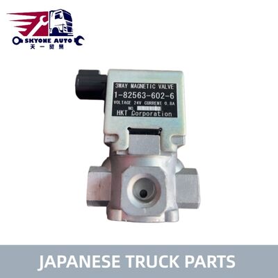 ชิ้นส่วนรถบรรทุกญี่ปุ่นวาล์วแม่เหล็ก 1-82563602-0 สำหรับ ISUZU FVR34 6HK1 6HK1T ISUZU PARTS