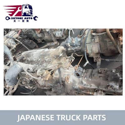 ชิ้นส่วนรถบรรทุกญี่ปุ่นใช้เครื่องยนต์ประกอบสำหรับ HINO 500 RANGER Truck J08C J08CT Hino เครื่องยนต์มือสอง