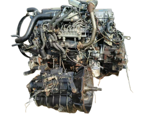 อะไหล่รถบรรทุกญี่ปุ่นมือสองเครื่องยนต์พร้อมเกียร์สภาพดีสำหรับ ISUZU FSR FVR 6HK1 ลดราคา Isuzu Used Part