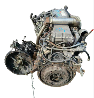 อะไหล่รถบรรทุกญี่ปุ่นมือสองเครื่องยนต์พร้อมเกียร์สภาพดีสำหรับ ISUZU FSR FVR 6HK1 ลดราคา Isuzu Used Part