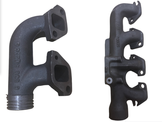ชิ้นส่วนเครื่องยนต์ Isuzu ดั้งเดิม 8-97600970-0 8-97602056-0 ท่อร่วมไอเสียสำหรับ ISUZU FVR 6HK1 ZX330 ZX360 ชิ้นส่วนรถบรรทุกญี่ปุ่น
