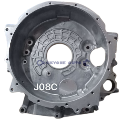 ชิ้นส่วนเครื่องยนต์ Hino ที่อยู่อาศัยมู่เล่ 11308-E0A50 380MM ใช้สำหรับรถบรรทุก HINO FM260 J08E/J08C T