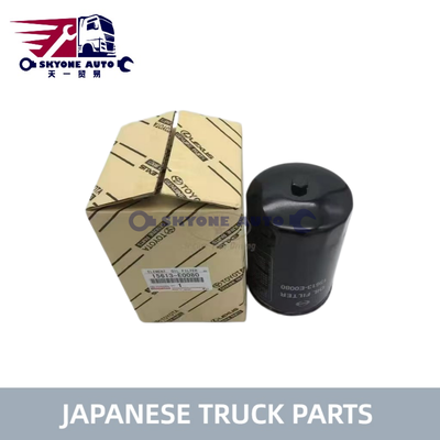 ไส้กรองน้ำมันเครื่องดีเซล HINO 15630-E0080 15613E0080 15613-EV015 สำหรับรถบรรทุก TOYOTA/HINO 300 รถบรรทุกญี่ปุ่น