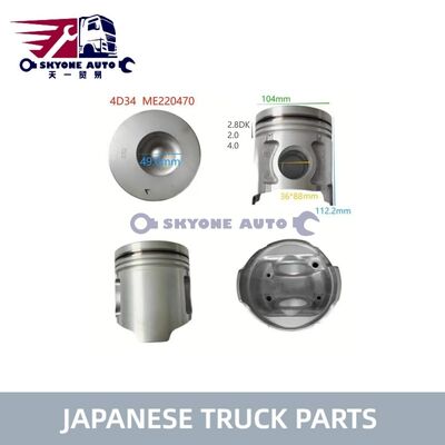 อะไหล่รถบรรทุกญี่ปุ่น ME220470 ชุดลูกสูบสำหรับรถบรรทุก MITSUIBISHI CANTER 4D34 4D34T รถบรรทุก ISUZU