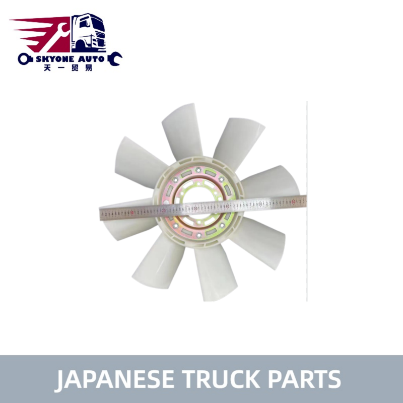 ใบพัดลม HINO 500 RANGER J08E P11C EURO 4 2635 16361-E0140 16306-E0140 ใช้สำหรับชิ้นส่วนรถบรรทุกญี่ปุ่น ชิ้นส่วนเครื่องยนต์ Hino