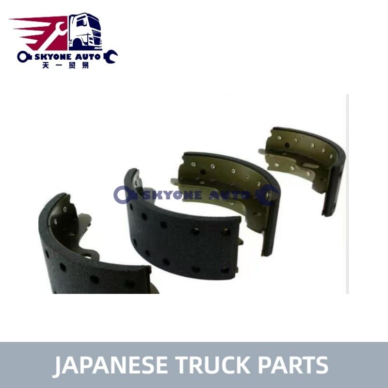 ชิ้นส่วนรถบรรทุกญี่ปุ่น รองเท้าเบรค Assy S4743-03810 47420-EV340 สําหรับ HINO 500 RANGER Truck J08C HINO ENGINE PARTS