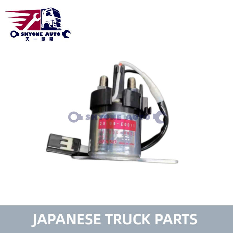 อะไหล่รถยนต์ญี่ปุ่น 24V สตาร์เตอร์เรเล่ 28300-E0011 28300E0011 สําหรับ HINO 700
